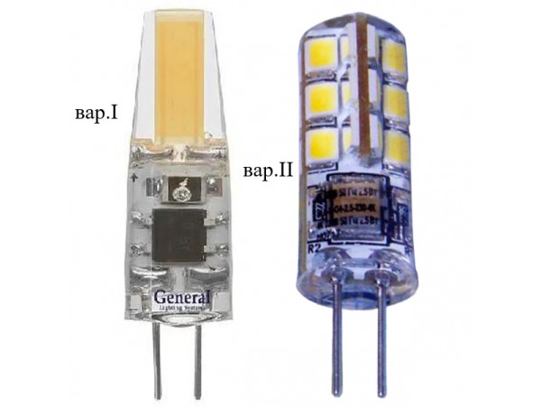 Лампа 220V 3W G4 4500K LED General Лампа 220V 3W G4 4500K LED General