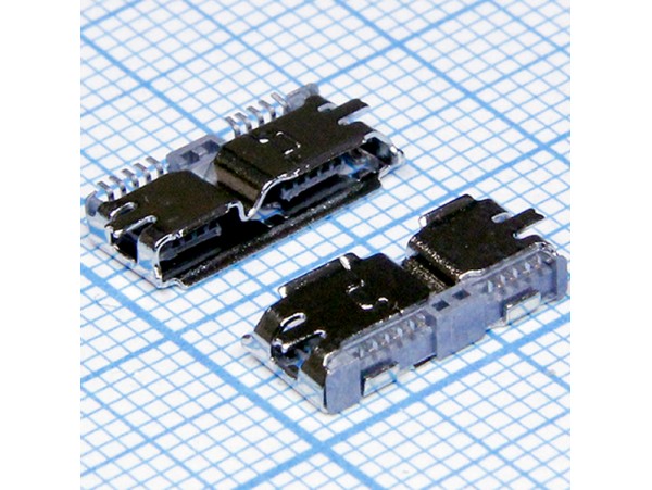 Micro USB-3,0S гнездо на плату