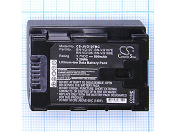 JVC BN-VG108E Аккумулятор 3.7V/890mAh