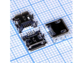 Micro USB 5pin B-5S DIP гнездо на плату