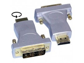 Переходник DVI-D штекер < HDMI штекер