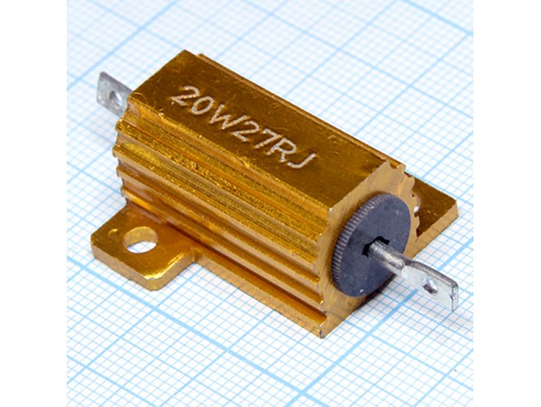 Рез.-20-27 Ом RX24 20W 5% 27R