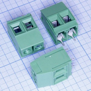 ESK116-02P клеммник 2к шаг 10,16 мм на плату
