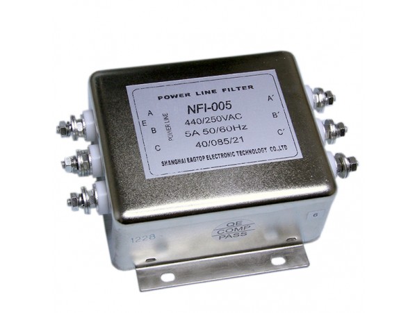 NFI-005 фильтр входной для ПЧ 0.75кВт/1.5кВт, 3ф. 380В