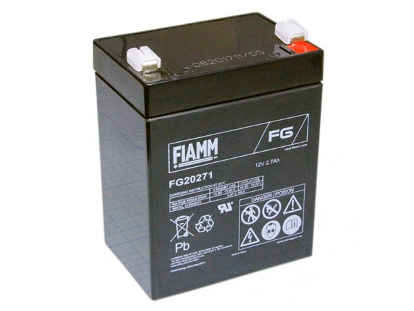 Аккумулятор 12V/2.7Ah FIAMM FG20271 79x55.5x102мм