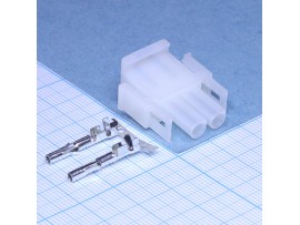 MFT-1x2F розетка на кабель Mini-Fit, шаг 6,35 мм