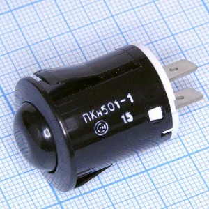 ПКН-501-1 кнопка чёрная