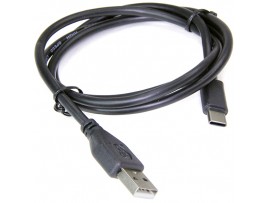 Шнур USB=Type-C 1м черный