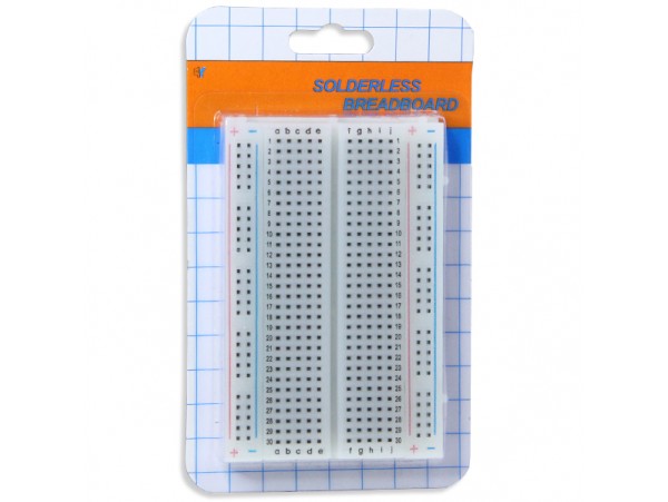 Макетная плата 55х82х8,5мм (400 контактов)