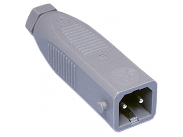 STAS-20 разъем штекер, кабель PIN2 луженые, IP54, 16А