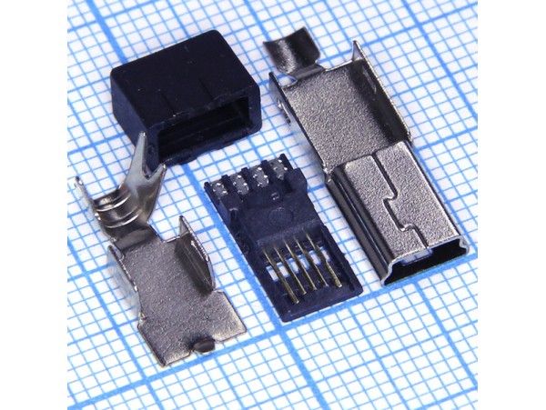 Mini USB Шт.USB/M-SP-1 на кабель 4pin
