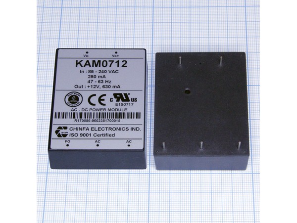 KAM0712 Преобразователь напряжения ~220V>12V(630mA)