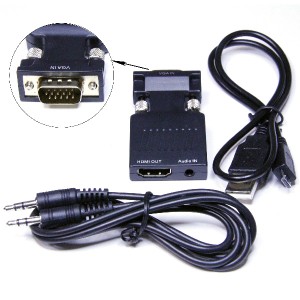 Конвертер VGA => HDMI