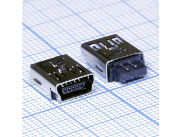 USB mini гнездо на кабель