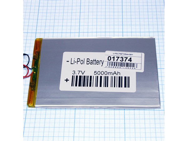 LP3090135-PCB-LD аккумулятор 3,7V/5000mAh Li-Pol