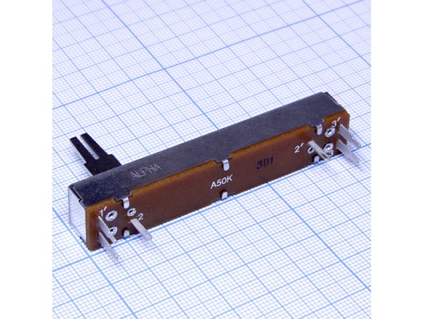 Рез. 50к полз.L=73.2мм RA4530F-20-20A1-A50K-01