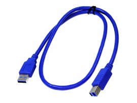 Шнур USB-A 3,0 гн. - USB-B 3,0 шт, 0,75 м