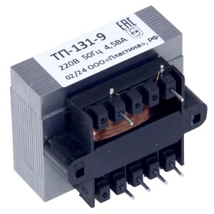 Транс.ТП131-9 (2 * 15В/0,15А)