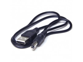 Шнур питания USB шт - DC шт 2,1/5,5  0,5м