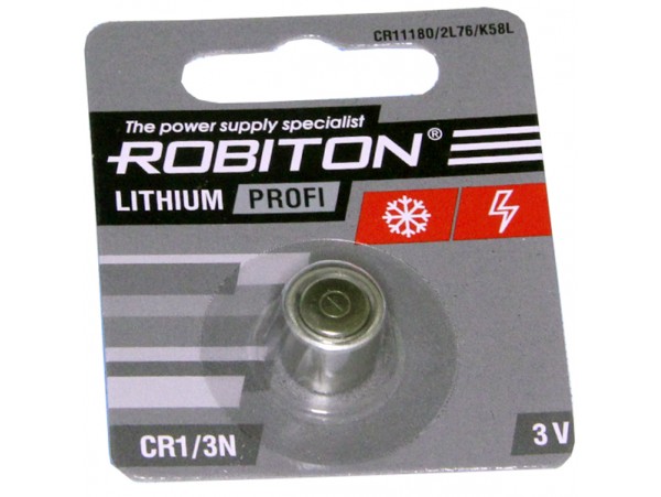 Батарея 3V 2L76 (CR1/3N) Robiton
