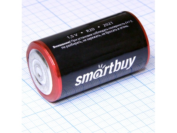 Элемент питания 1,5V R20 Smartbuy
