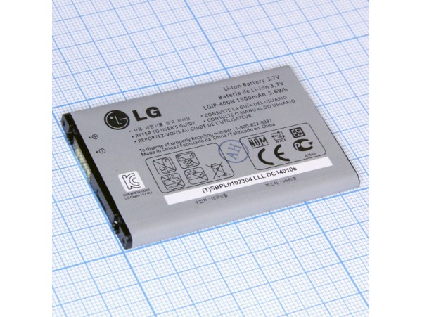 LG акк. LGIP-400N 3,7V/1250mAh