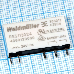 Реле 24VDC RSS113024 24VDC-REL1U 1C 6A/250VAC