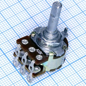 Резистор СП3-400 д М 10 кОм А вал 3/20