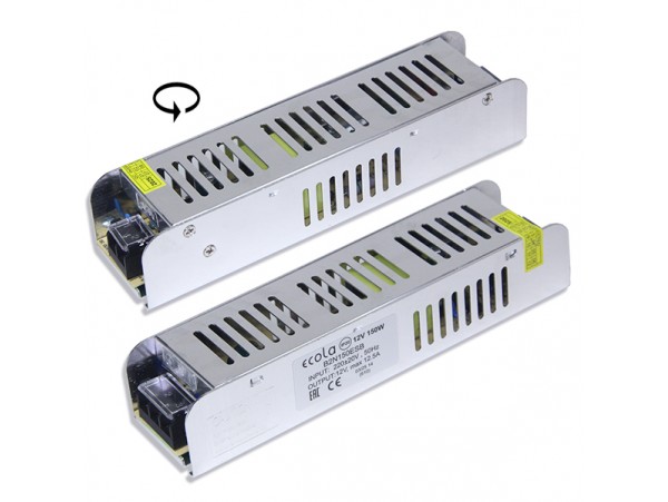 БП LED 12V 12,5A 150W IP20 200x58x38 Ecola