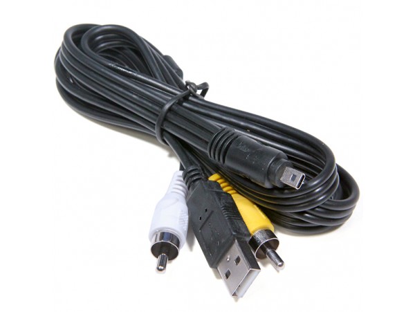 USB дата кабель 8 pin Panasonic/Nikon UC-E6 + A/V 2 RCA