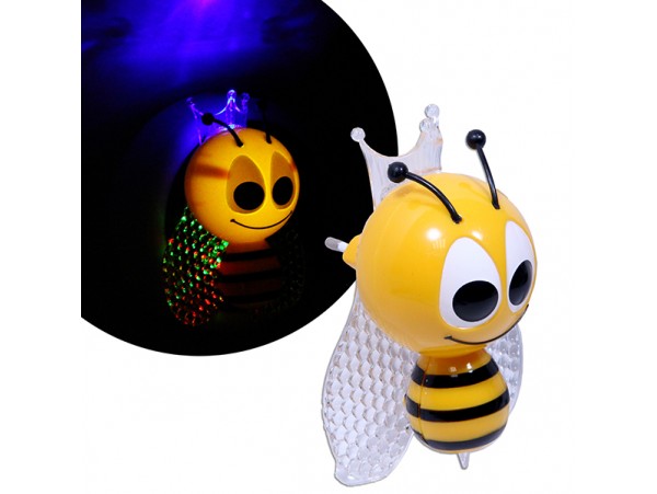 Светильник ночник LE LED NL-852 0.5W RGB Пчёлка