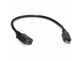 Переходник micro USB=mini USB (штекер-гнездо)
