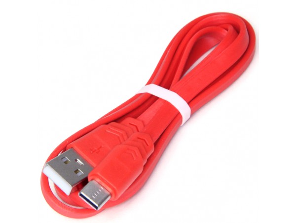Шнур USB=Type-C 1м красный