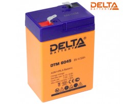 Аккумулятор 6V/4,5Ah DTM 6045 70x47х100 DELTA