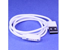 USB Магнитный зарядный кабель для смарт часов 4 pin