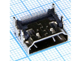 HDMI-F19 (тип 1) гнездо на плату