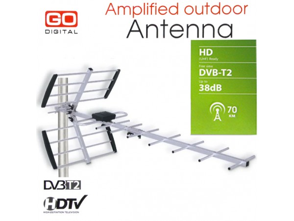 Антенна DVB-T GoDigital AV9360 уличная активная