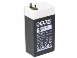 Аккумулятор 4V/1Ah DT401 34х22х65  Delta