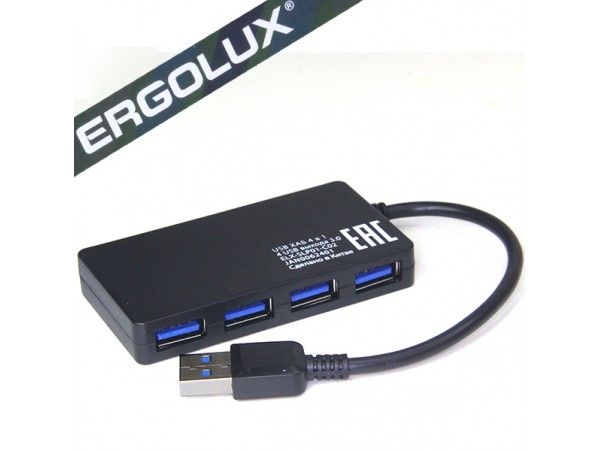USB разветвитель 4 порта USB 3.0 ERGOLUX