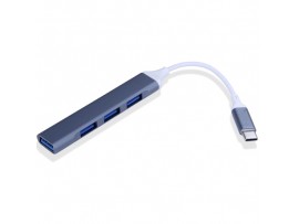 USB разветвитель Type-C HUB USB 2.0 4 порта