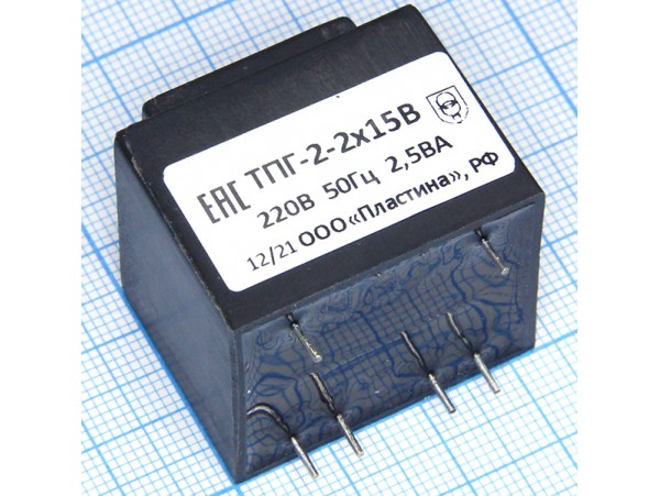 Транс.ТПГ-2 (2х15V/0.08A)