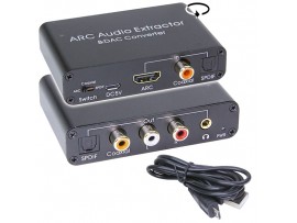 HDMI ARC => Audio R+L /TosLink конвертор (см. коммент)