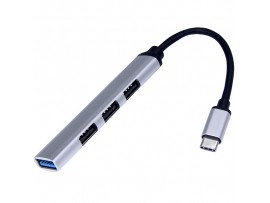 Адаптер Macbook USB 3.1 Type-C male to HUB 4 port  HB26