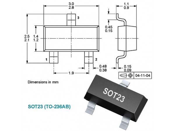 2N7002 SOT-23-3