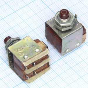 КМ2-1 250V/3A off-(on) кнопка