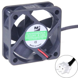 Вентилятор 24V/0,14 50х50х20 DA05020B24UA