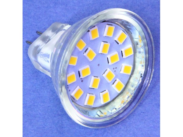 Лампа 12-24VDC 3W св/д MR11 GU4 D=35мм с отраж.