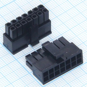 MF3-2х07F корпус розетки на кабель Micro-Fit