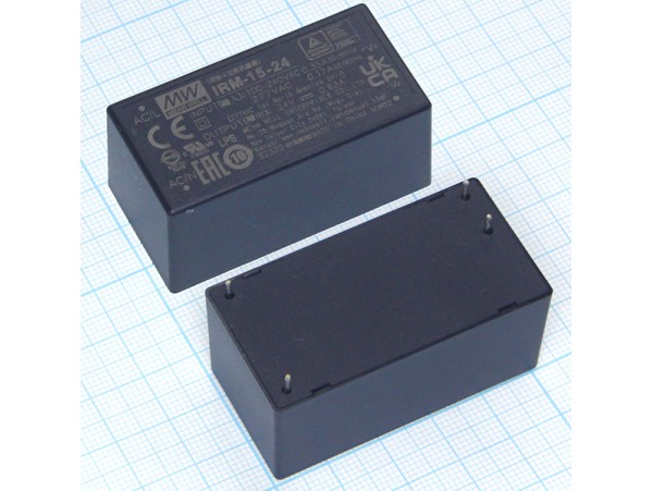 IRM-15-24 Преобразователь напряжения ~220V>24V(0,63A)