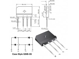 GSIB2560 (25A/600V) диодный мост